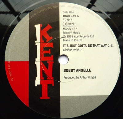 BOBBY ANGELLE - It's Just Gotta Be That Way / There Goes My Baby