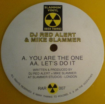 DJ RED ALERT AND MIKE SLAMMER - You Are The One / Let's Do It