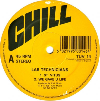 LAB TECHNICIANS - St. Vitus