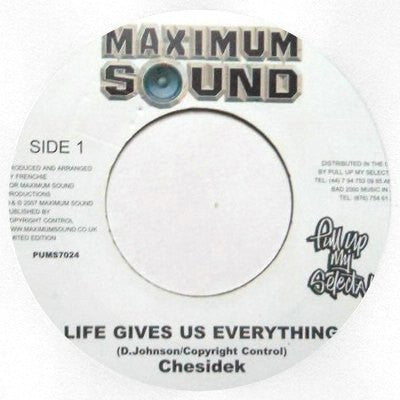 CHESIDEK - Life Gives Us Everything / Black Board