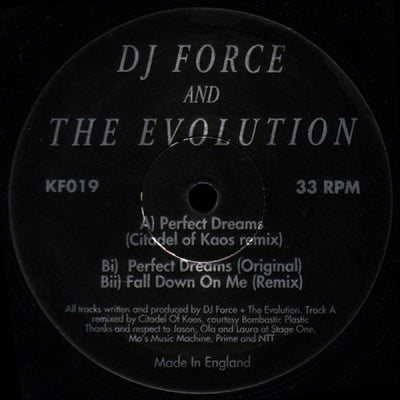 DJ FORCE & THE EVOLUTION - Perfect Dreams (Remix)