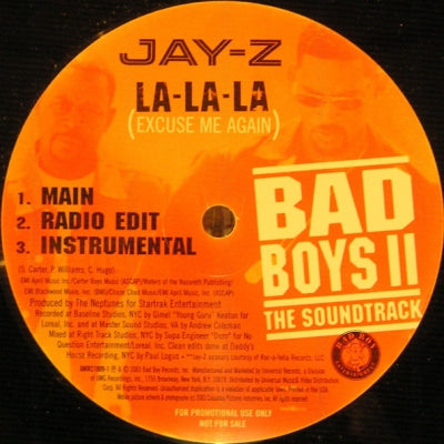 JAY-Z / MARIO WINANS FEATURING FOXY BROWN - La-La-La (Excuse Me Again) / Pretty Girl Bullsh*t