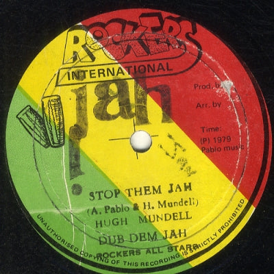 HUGH MUNDELL & JAH BULL - Blackman's Foundation / Stop Them Jah