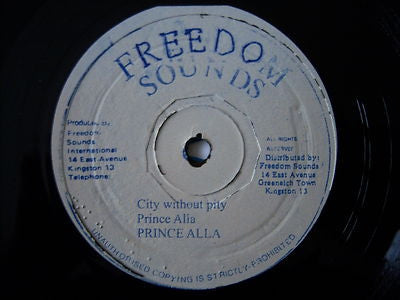 PRINCE ALLA - City Without Pity / City Without Pity Dub