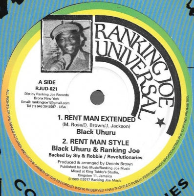BLACK UHURU - Rent Man