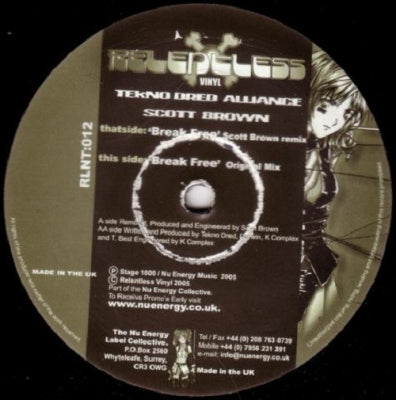 TEKNO DRED ALLIANCE - Break Free