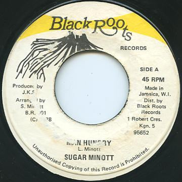 SUGAR MINOTT / BLACK ROOTS - Man Hungry / Angry Man