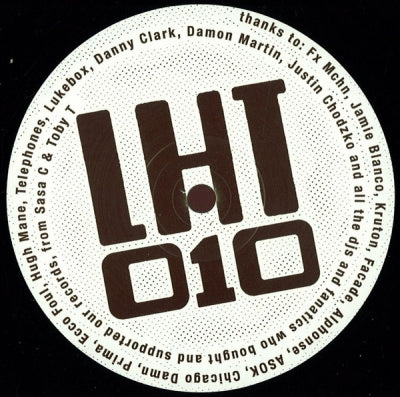 FX MCHN / ECCO FOUL / FACADE / HUGH MANE / JAMIE BLANCO / ALPHONSE - LHT010