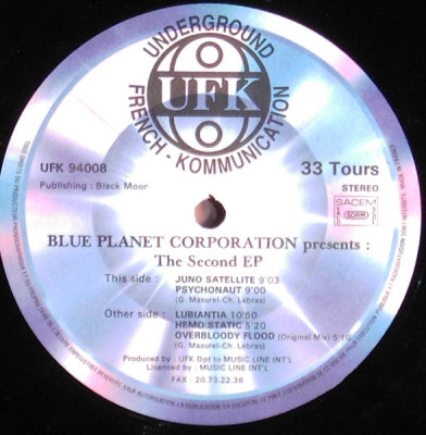 BLUE PLANET CORPORATION - The Second EP