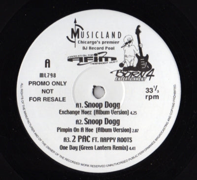 SNOOP DOGG / 2PAC / EN VOGUE / IDEAL - Musicland 798