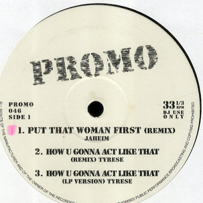 JAHEIM / TYRESE / MONICA / JENNIFER LOPEZ / LIL' MO - Put That Woman First (Remix).