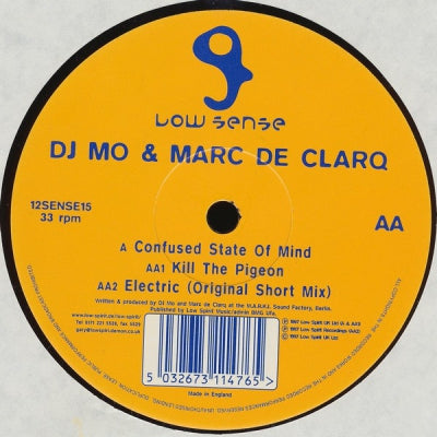 DJ MO VS. MARC DE CLARQ - Confused State Of Mind
