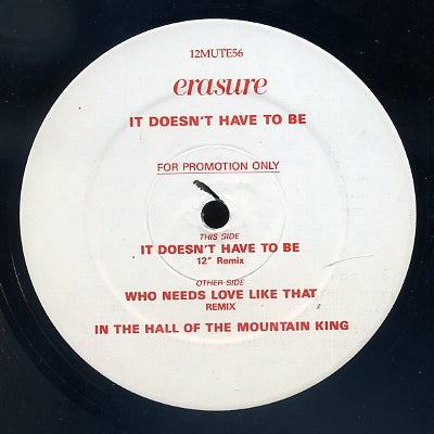 ERASURE - It Doesn't Have To Be