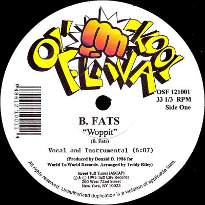 B. FATS / SPYDER D. - Woppit / Spinnin' Webs & Rappin' Rhymes