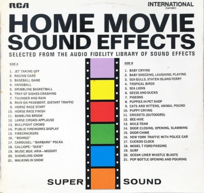 VARIOUS ARTISTS - Home Movie Sound Effects