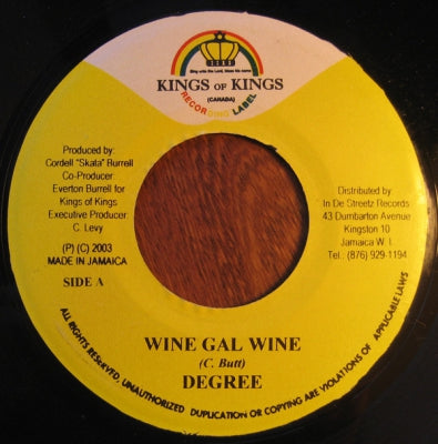 DEGREE / MERCILESS - Wine Gal Wine / Tek Wuk