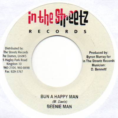 BEENIE MAN / DONOVAN BENNETT - Bun A Happy Man / Worried