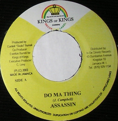 ASSASSIN / TURBULENCE & NENA - Do Ma Thing / Say You Love Me