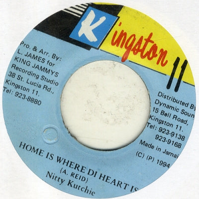 NITTY KUTCHIE - Home Is Where Di Heart Is / Version