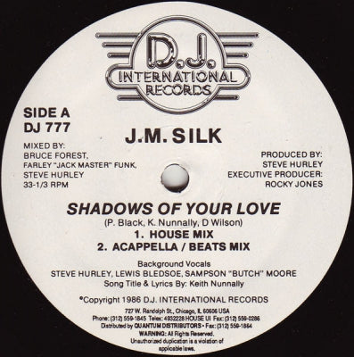 J.M. SILK - Shadows Of Your Love