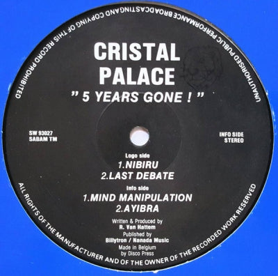 CRISTAL PALACE - TB 303 Vol. 1 - 5 Years Gone!