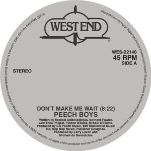 PEECH BOYS - Don't Make Me Wait