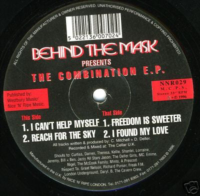 BEHIND THE MASK - The Combination E.P.