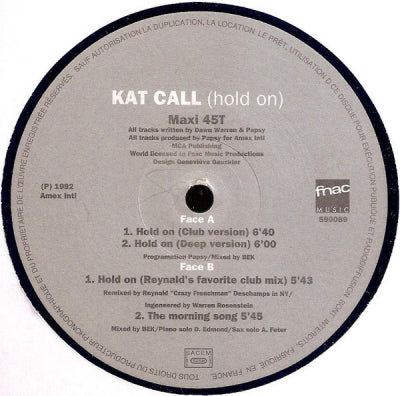 KAT CALL - Hold On