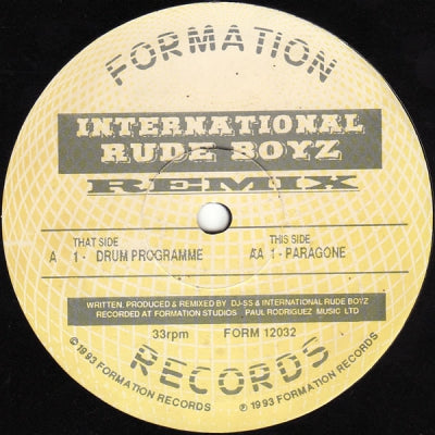 INTERNATIONAL RUDE BOYZ - International Acclaim EP (Remixes)