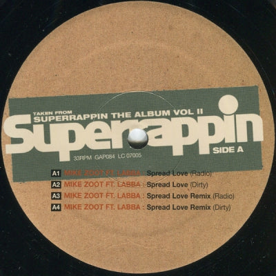 MIKE ZOOT / RUBIX - Spread Love / Minders