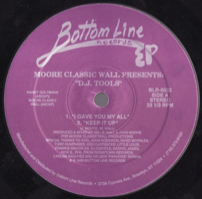MOORE CLASSIC WALL - D.J. Tools