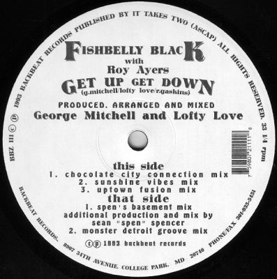 FISHBELLY BLACK - Get Up Get Down