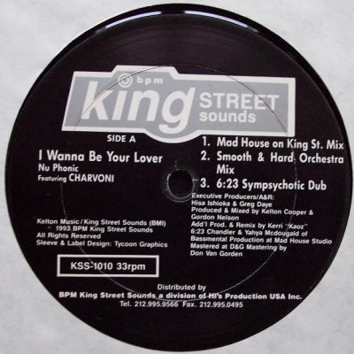 NU PHONIC FEATURING CHARVONI - I Wanna Be Your Lover
