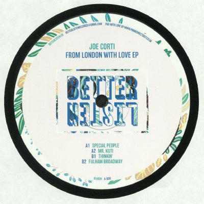 JOE CORTI - From London With Love EP