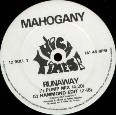 MAHOGANY - Runaway