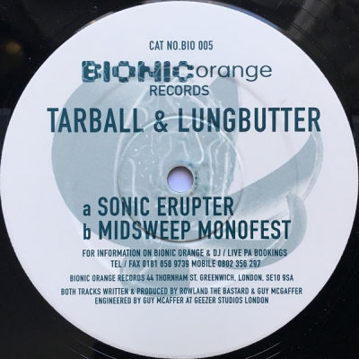 TARBALL & LUNGBUTTER - Sonic Erupter / Midsweep Monofest
