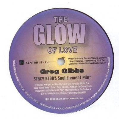 GREG GIBBS - Glow Of Love