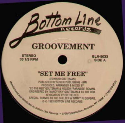 GROOVEMENT - Set Me Free /  Raw Tropicana