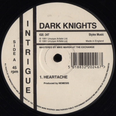 DARK KNIGHTS - Heartache