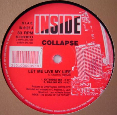 COLLAPSE - Let Me Live My Life