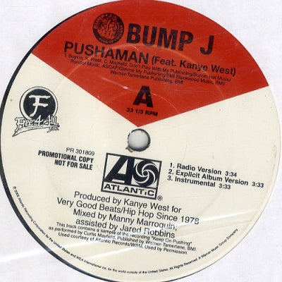 BUMP J FEATURING KANYE WEST - Pushaman
