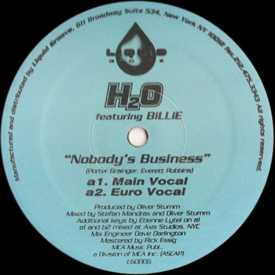 H2O FEATURING BILLIE - Nobody's Business