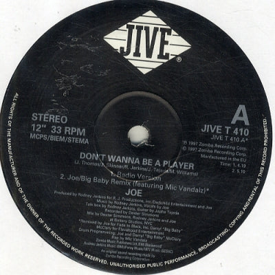 JOE - Don't Wanna Be A Player