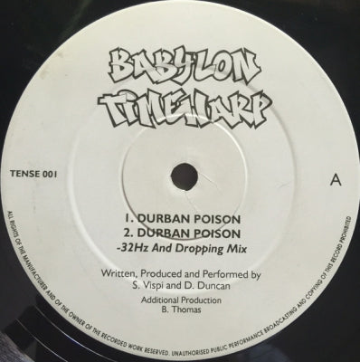 BABYLON TIMEWARP - Durban Poison