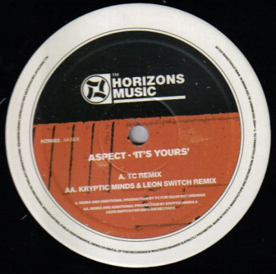 ASPECT - It's Yours (Remixes)