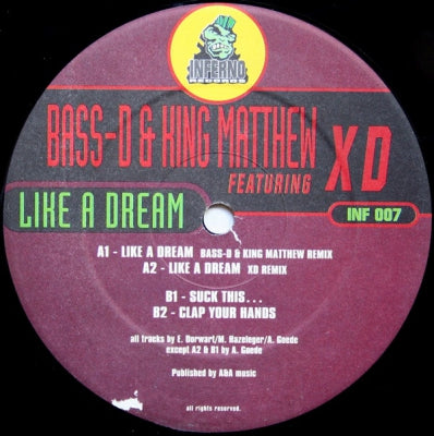 BASS-D & KING MATTHEW FEATURING XD - Like A Dream