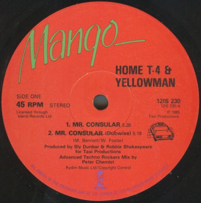 HOME T-4 & YELLOWMAN - Mr. Consular