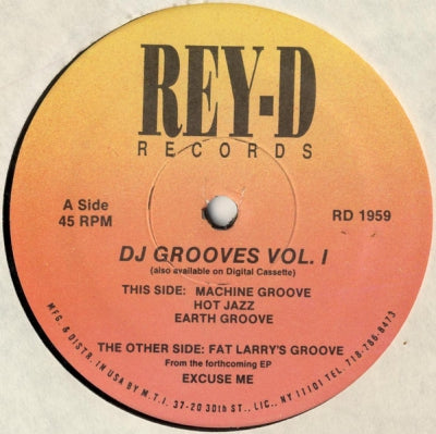PAL JOEY / REYNALD DESCHAMPS - DJ Grooves Vol. 1