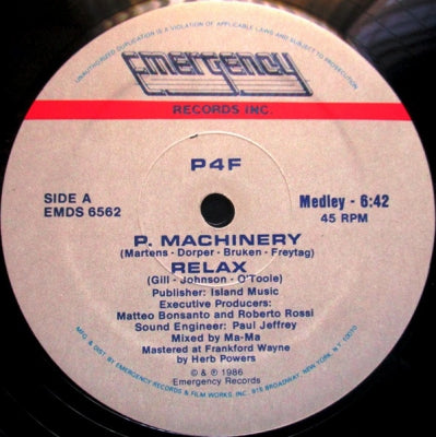 P4F - P.Machinery / Relax (Medley)