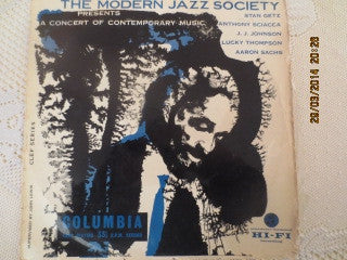 THE MODERN JAZZ SOCIETY - The Modern Jazz Society ‎Presents A Concert Of Contemporary Music